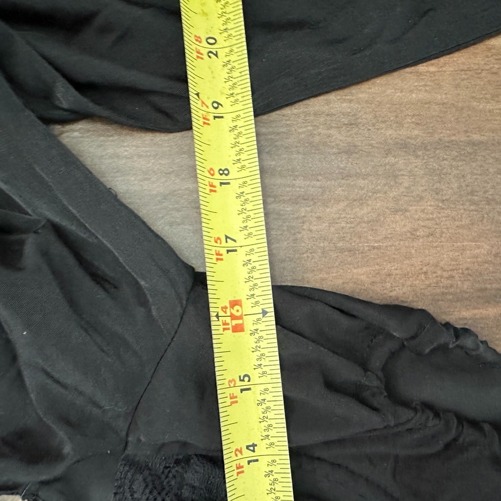 Princess Polly Black Long Sleeve Mini Dress Size‎ 12 Open Sides Goth Witchy Emo - Picture 7 of 10
